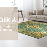 Chic Subtle Abstract Layered Elements(Blue)