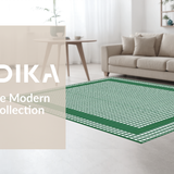 Contemporary Checkered Layout(Green)