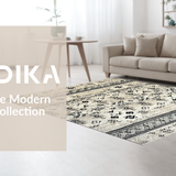 Contemporary Textured Round Surface(Gray)