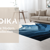 Contemporary Geometric Mountain Vibes(Blue)