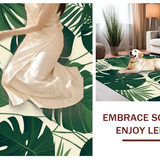 Vibrant Green Botanical Motif(Green)