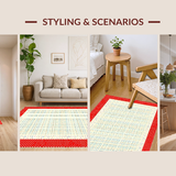 Trendy Abstract Dot Decor Style(Red)