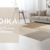 Ultra Soft Area Rug, Non Slip, Stain Resistant, Washable Area Rugs for Living Room, Bedroom, Inviting Rustic Minimalist Look(Beige)