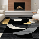 Chic Abstract Geometric Fusion(Black)