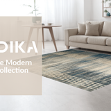 Ultra Soft Area Rug, Non Slip, Stain Resistant, Washable Area Rugs for Living Room, Bedroom, Abstract Animal-Inspired Stripe Carpet(Beige)