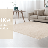 Ultra Soft Area Rug, Non Slip, Stain Resistant, Washable Area Rugs for Living Room, Bedroom, Beige Hand-Tufted Boho Living Room Rug(Beige)