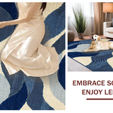 Contemporary Curvilinear Motif(Blue)