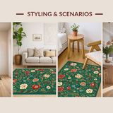 Timeless Classic Floral Symmetry(Green)