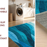 Chic Two Tone Bathroom Decor(Blue)