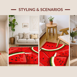 Eclectic Fun Fruit Illustration(Red)