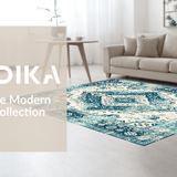 Stylish Transitional Teal Design(Blue)