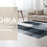 Ultra Soft Area Rug, Non Slip, Stain Resistant, Washable Area Rugs for Living Room, Bedroom, Ultra-Thin Stain Resistant Rug With Contemporary Fade Design For Hallway(Gray)