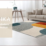 Ultra Soft Area Rug, Non Slip, Stain Resistant, Washable Area Rugs for Living Room, Bedroom, Washable Large Area Rug for Dining Room with Minimal Design(Gray)