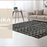 Modern Black and White Checkerboard Style(Black)