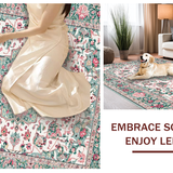 Cozy Textured Geometric Composition(White)