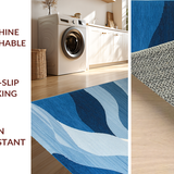Elegant Textured Linear Elements(Blue)