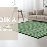 Contemporary Multi Hued Gingham Style(Beige)