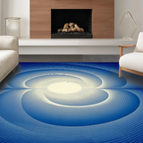 Vivid Abstract Spiral Aesthetic(Blue)