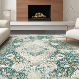 Elegant Circular Tiled Motif(Ivory)