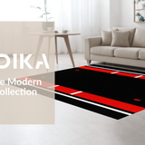 Chic Modern Black and Red(Black)