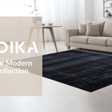 Ultra Soft Area Rug, Non Slip, Stain Resistant, Washable Area Rugs for Living Room, Bedroom, Elegant Black Bow Rug - Designer Bathmat for Coquette Home Aesthetics(Gray)