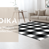 Stylish Modern Checkerboard Look(Black)