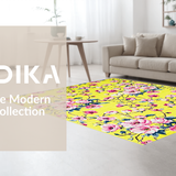 Delightful Round Botanical Art(Yellow)