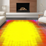 Enchanting Round Colorful Whirl(Red)