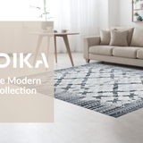 Vibrant Modern Grey Ogee Design(Gray)