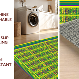 Whimsical Geometric Entryway Accent(Green)