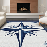Ultra Soft Area Rug, Non Slip, Stain Resistant, Washable Area Rugs for Living Room, Bedroom, Dynamic Oceanic Color Fusion(Blue)