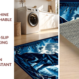 Enchanting Nighttime Wilderness Decor(Blue)