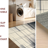 Contemporary White Patterned Surface(Beige)