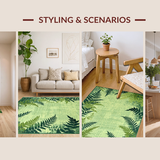 Charming Plush Circular Texture(Green)