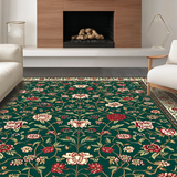 Vintage Botanical Flourish Motif(Green)