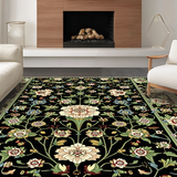 Striking Earthy Floral Aesthetics(Black)