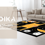 Contemporary Linear Court Layout(Black)