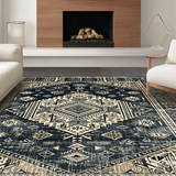 Elegant Ethnic Tapestry Motif(Black)