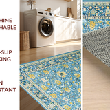 Bright Floral Composition with Cozy Vibes(Blue)