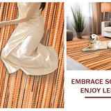 Ultra Soft Area Rug, Non Slip, Stain Resistant, Washable Area Rugs for Living Room, Bedroom, Sophisticated Minimalist Orange Palette(Orange)