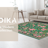 Artistic Maximalist Bloom Motif(Green)
