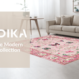 Feminine Vintage Floral Whirl(Pink)