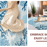 Contemporary Oceanic Coral Art(Blue)