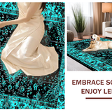 Sophisticated Black Teal Harmony(Black)