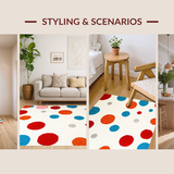 Fun Artistic Polka Dot Display(Red)