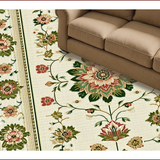 Ultra Soft Area Rug, Non Slip, Stain Resistant, Washable Area Rugs for Living Room, Bedroom, Machine Washable Dining Room Olive Beige Rug(Beige)