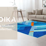 Stylish Transitional Wave Motif(Blue)