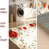 Elegant Earthy Floral Fusion(Red)