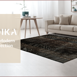 Ultra Soft Area Rug, Non Slip, Stain Resistant, Washable Area Rugs for Living Room, Bedroom, Leopard Design Pet-Friendly Bedroom Area Rug(Beige)
