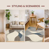 Elegant Shaggy Ocean Inspired Aesthetic(Beige)